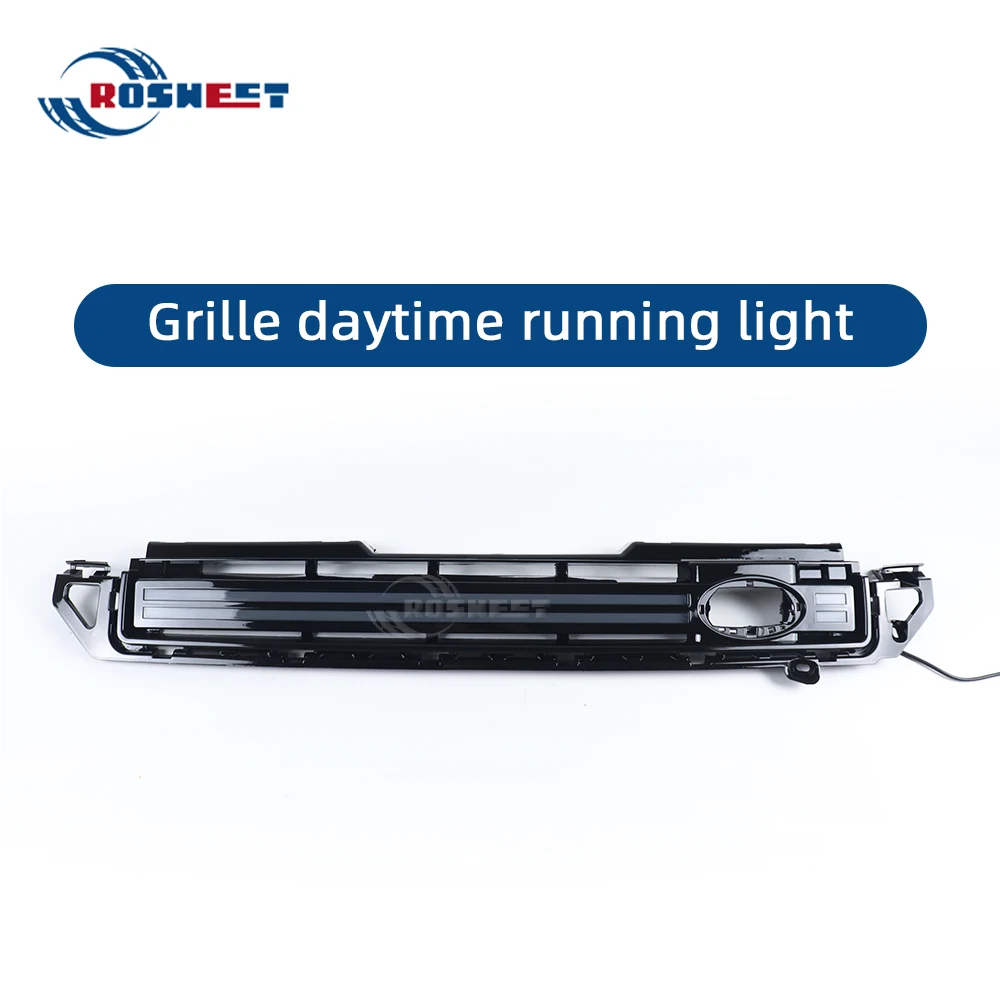 

Передний бампер с светодиодной подсветкой, дневные ходовые огни, дышащая лампа для Land Rover Defender L663 2020-2024 90 110 130