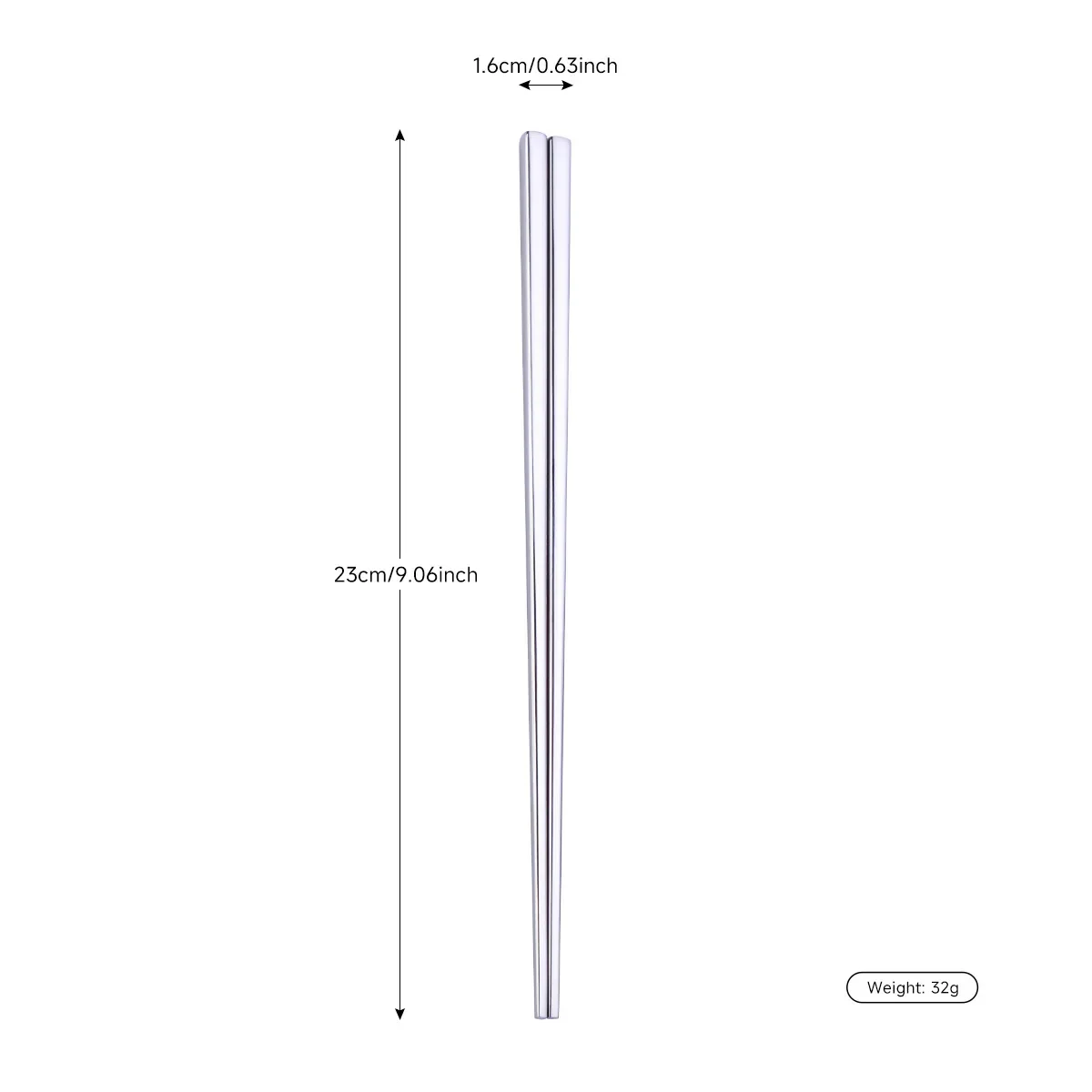 

Металлические палочки для еды 2 шт.