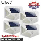 Уличный светильник на солнечной батарее, 100 светодиодов