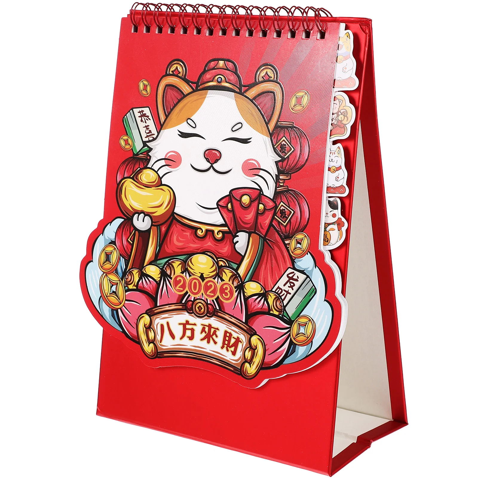 

Calendar Desk Office Table Rabbit Year Decorative Home Standing Wire Noteslist Do Bindingportablepaper Gift Chinese Annual Memo