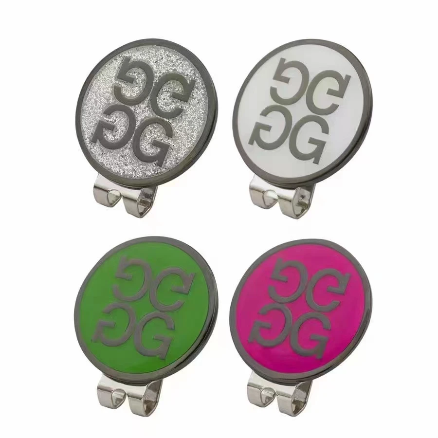 

New Golf Magnetic Metal Mark Cap Clip Craft Ball Cap Clip Green Ball Position