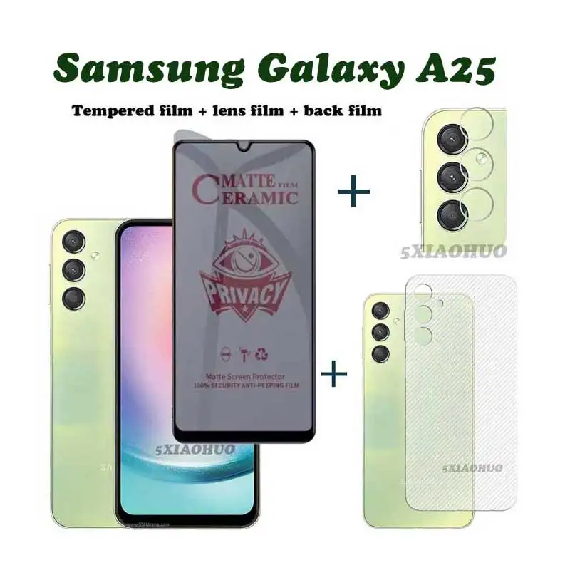 3 в 1, защитная пленка для Samsung Galaxy A25