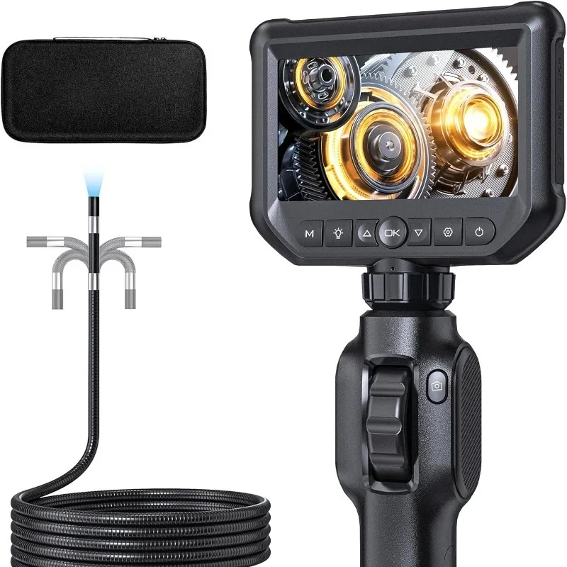 Шарнирная линза эндоскопа IP67 двусторонняя 420р. ° Рулевой промышленный бороскоп с