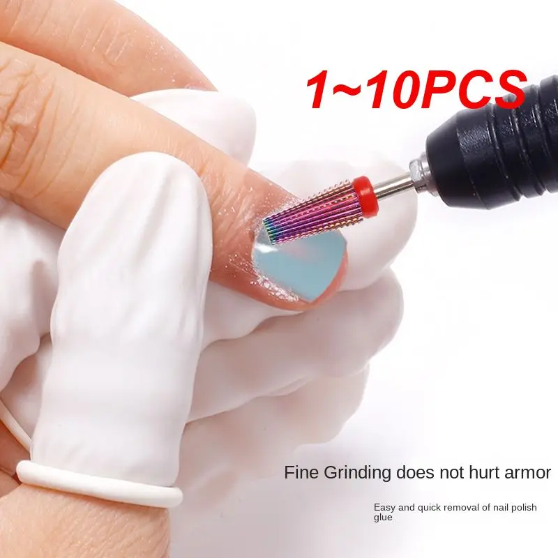 

1~10PCS Cone Carbide Tungsten/Ceramic Nail Drill Bit Manicure Drill For Milling Cutter Nail Files Buffer Nail Art Equipment