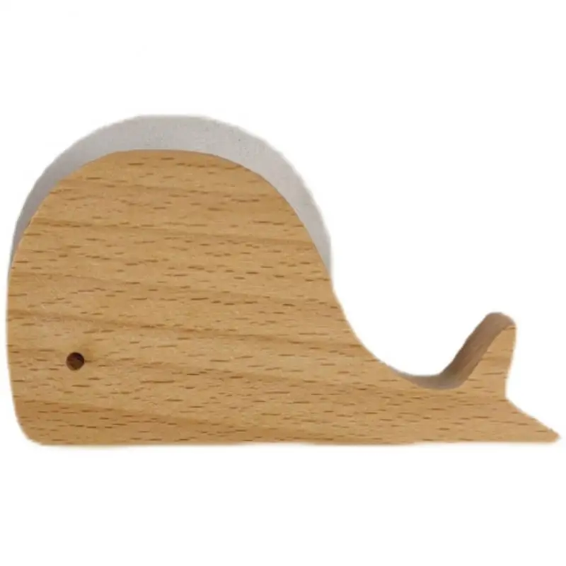 

Деревянный крючок в скандинавском стиле с животными из натурального дуба, милый мультяшный домашний декор, дверной настенный крючок, держатель для ключей, многофункциональная современная вешалка для хранения