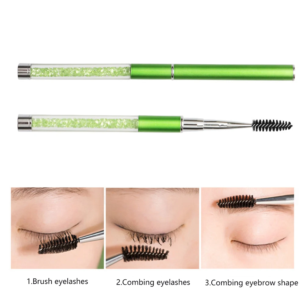 

Reusable Eyelash Brush Spoolie Micro Eyebrow Lash Brush Extension Supplies Mascara Wand Applicator Makeup Lash Eyelash Brushes