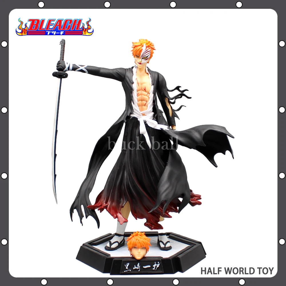 

31cm Bleach Anime Figure Kurosaki Ichigo Figures Thousand-Year Blood War Model PVC Statue Doll Figurine Decoration Child Gifts