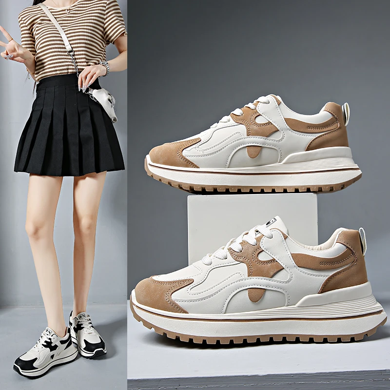 Женские кроссовки в Корейском стиле износостойкие повседневные для бега с