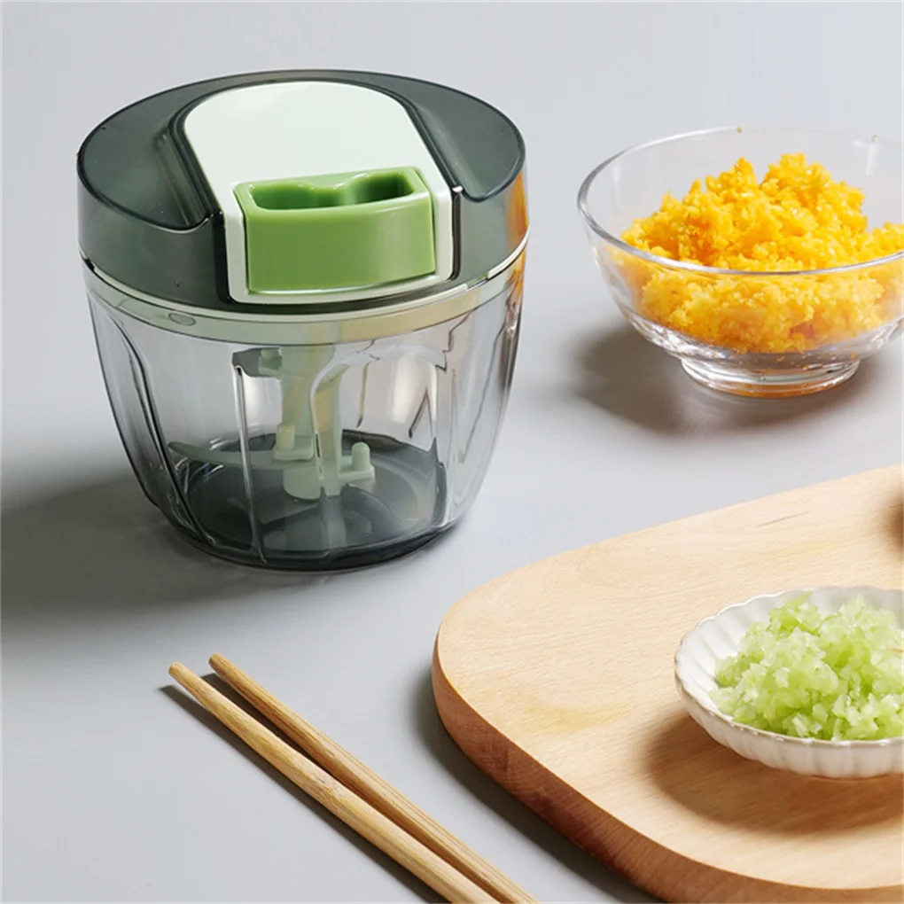 

Vegetable and Food Cutter Manual Garlic Puller Fruit Chopper Herbs Onion Processor Household Restaurants Cooking Chef Gifts