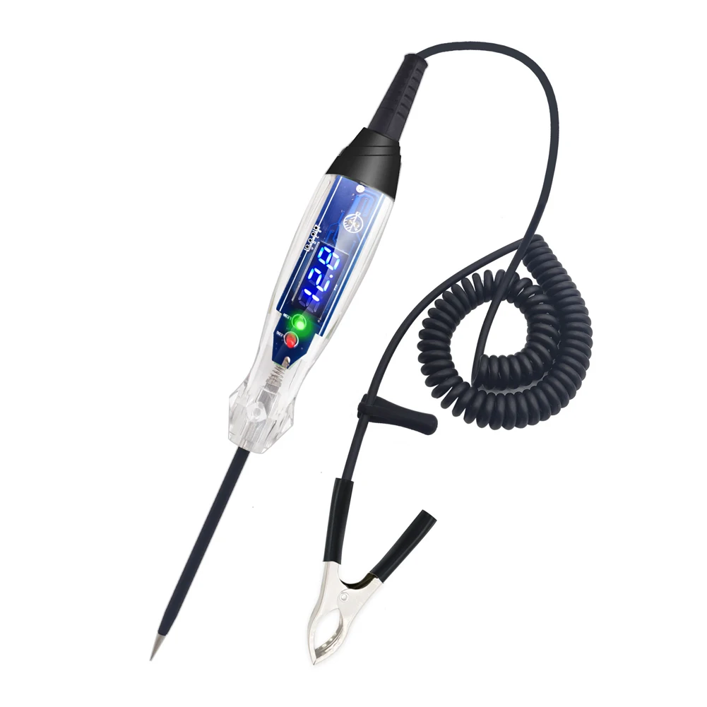 

Professional DC 3-60V LED Digital Display Electrical Circuit Tester Light Probe Car Testing Pen Diagnostic Tool