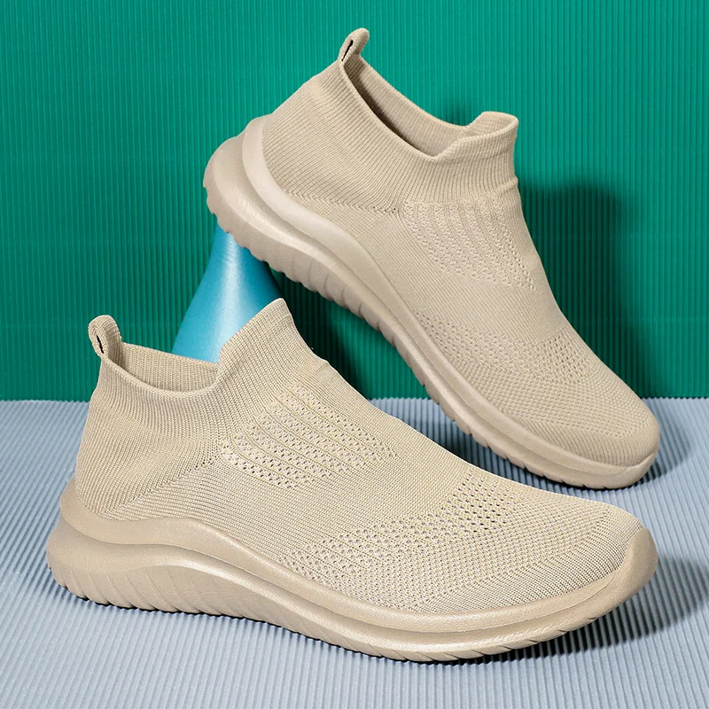 

Comem Woman’s Casual Lightweight Sneakers Mesh Comfortable Socks Shoes Comfortable Men's Casual Loafers Light Walking Sneaker 45