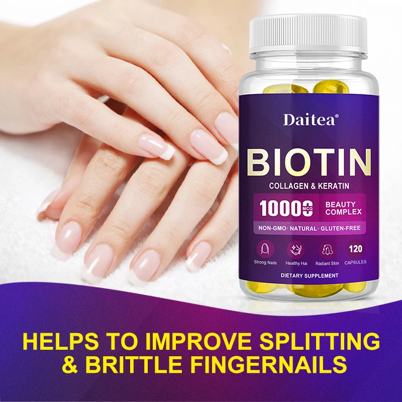 

Helps improve cracked and brittle nails Repairs hair quality Anti-aging