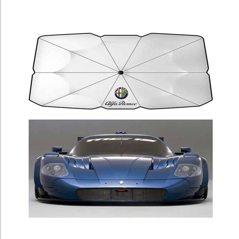 

Car Logo Foldable Sun Umbrella Windshield UV Sun Shade Umbrella For Chevrolet Captiva Trax Cruze Cavalier Malibu Aveo Spark sail
