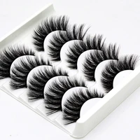 eye makeup accessories 5 pairs set cos cross false eyelashes lash extension 3d bunch japanese fairy little devil cosplay 5 pairs