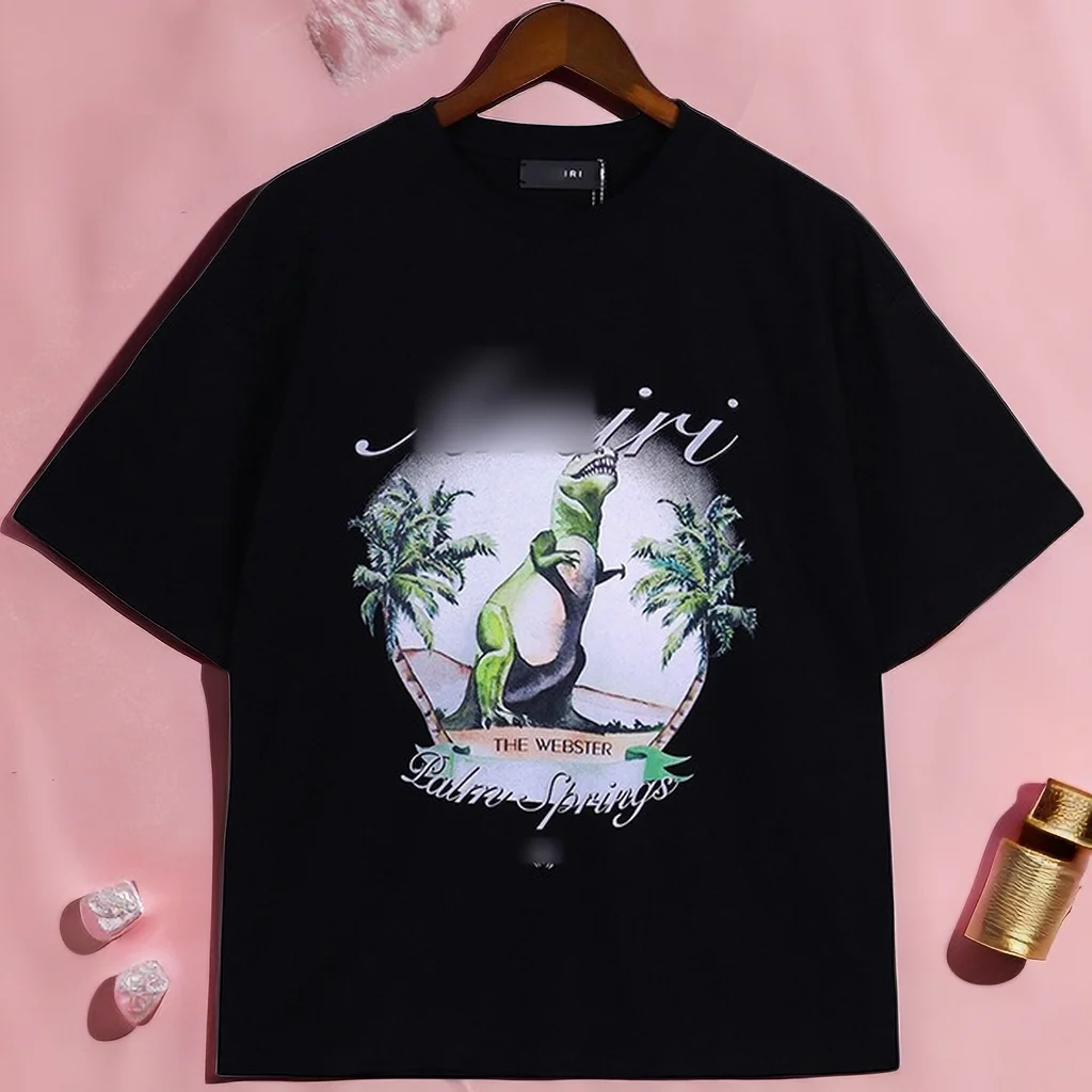 

New Athletic T Shirts Tees Short Cashew Print Fried Street Casual Short Sleeve Loose Fitting Fuller Men Women Causal T Shirts