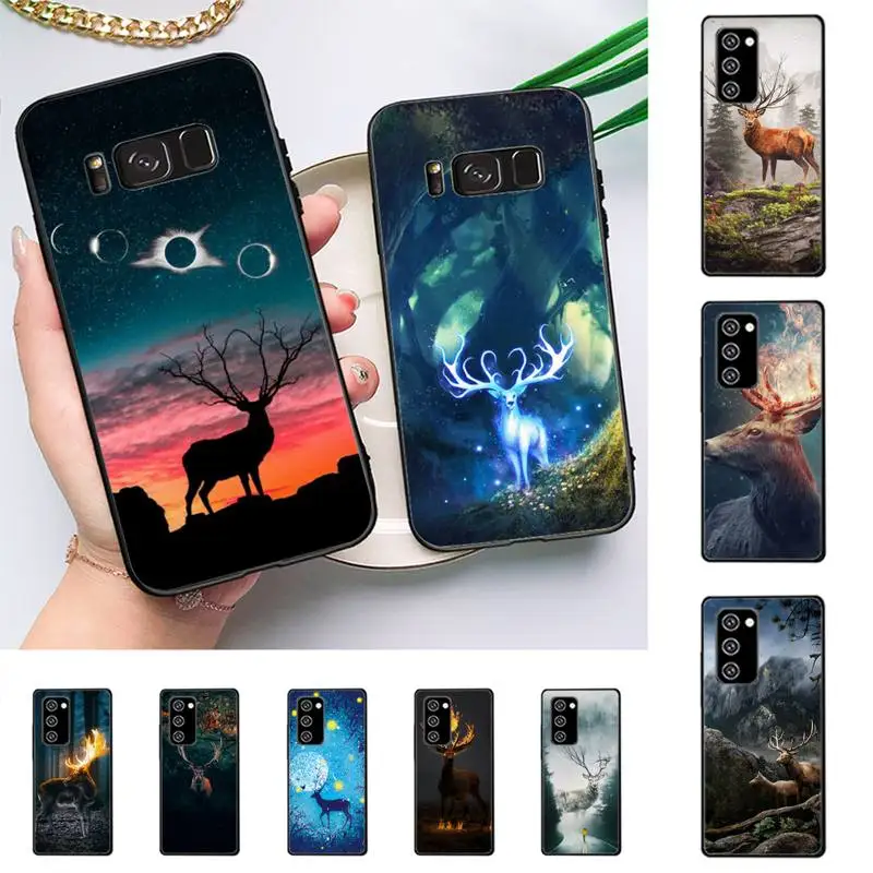 

Animal Deer Art Phone Case For Samsung Galaxy Note 10Pro 20ultra cover for note 20 note10lite M30S
