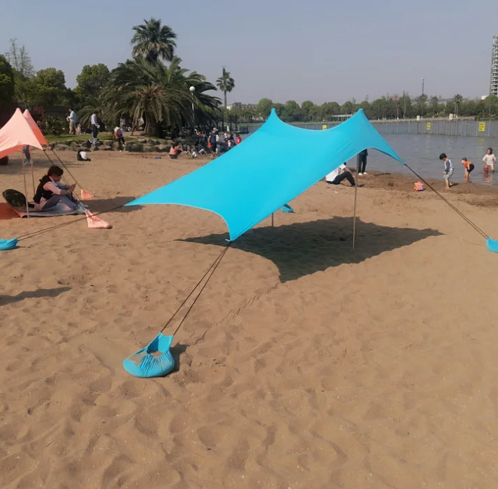

3-4 person beach pop up beach tent , sun shelter, Outdoor Shade for Camping Trips