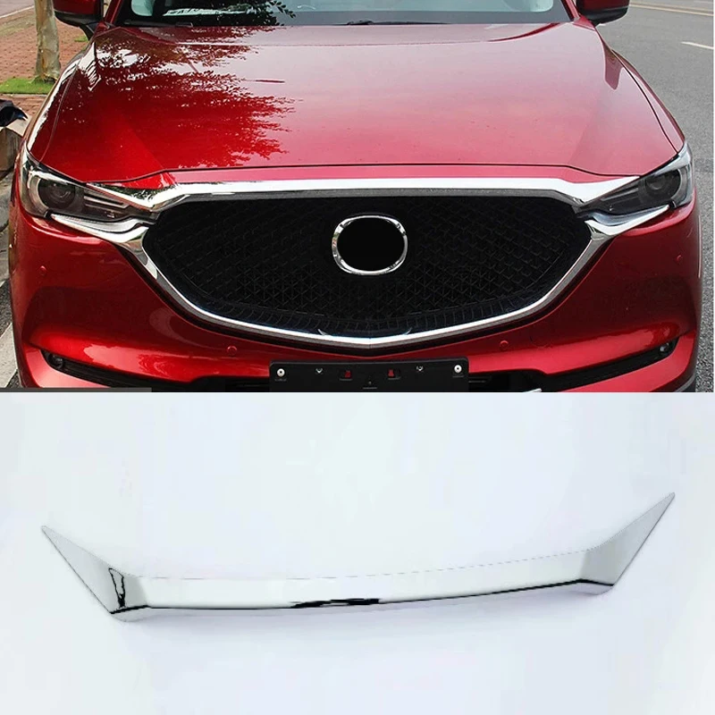 Для Mazda CX-5 CX5 2017 2018 2019 2020 углеродное волокно Передняя решетка гриль крышка