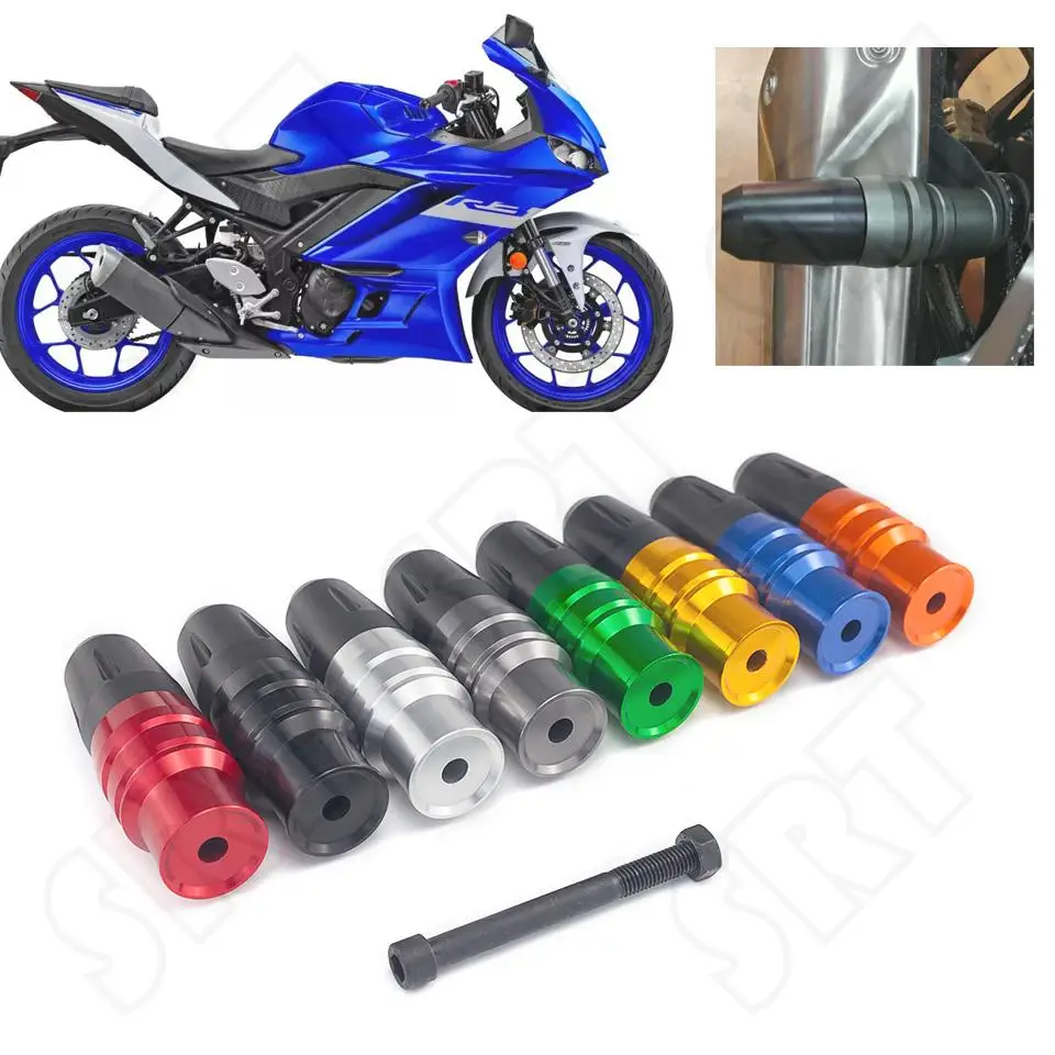 For Yamaha YZF R3 R25 R15 MT03 MT25 MT15 YZF-R3 YZF-R25 YZF-R15 V3 Motorcycle Accessories Exhaust Crash Protector Frame Slider