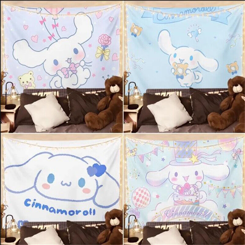 Новый Симпатичный тканевый подвесной фон украшение Kuromi для девочек общежития