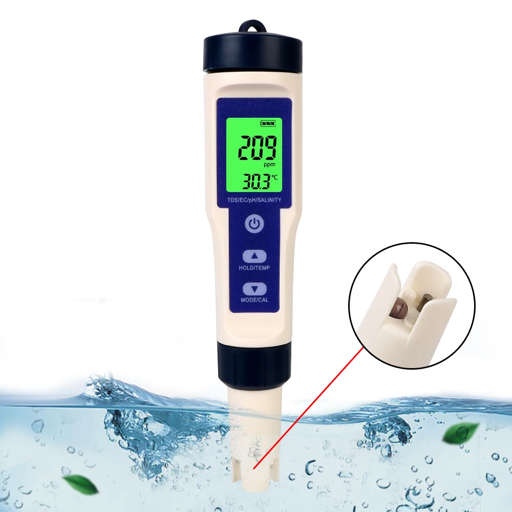

Temperature Quality Purity Detector For 1 Tool Measure Meter In 5 Hydrogen-rich Aquarium Water Hydroponic