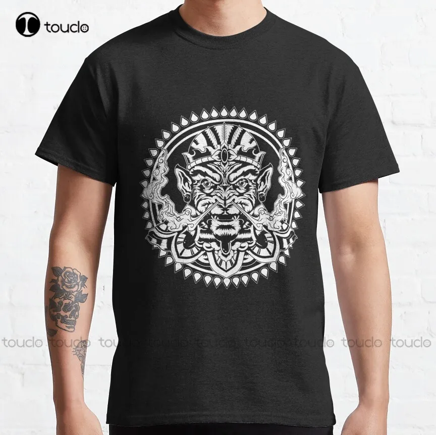 

Hanuman Smoking Classic T-Shirt Gym Shirts For Women Cotton Outdoor Simple Vintag Casual T-Shirt Gd Hip Hop Xs-5Xl New Popular