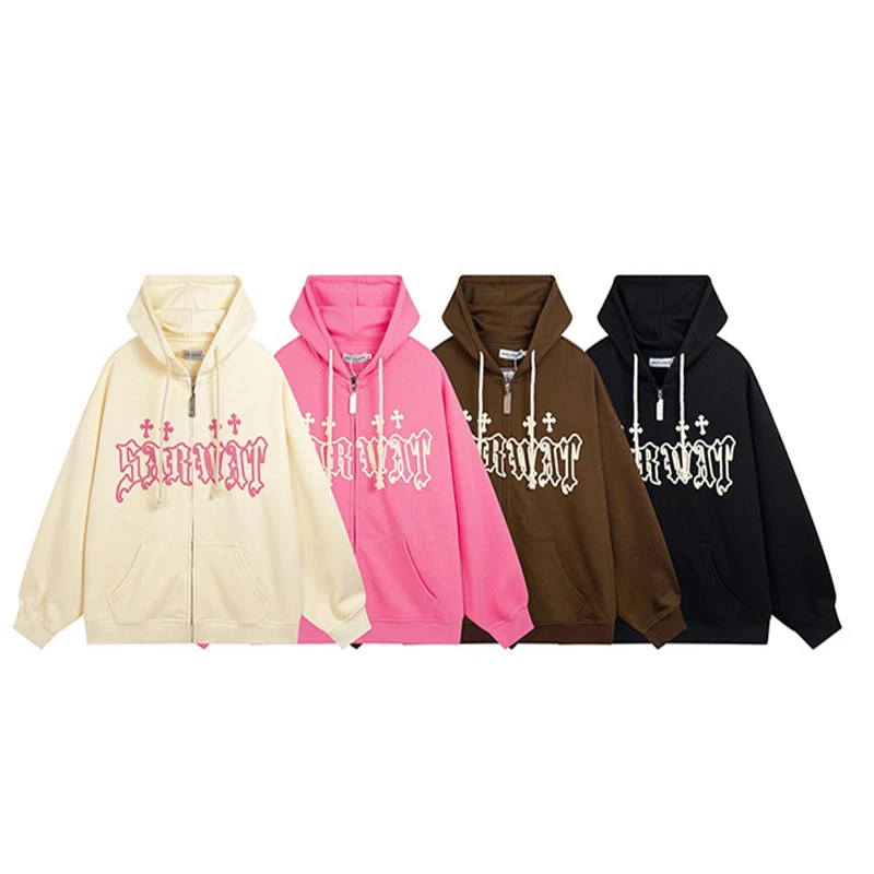 

Y2k Hoodies Women Flame Hip Hop Autumn Winter 2022 Retro Hooded Print Autumn Winter Zipper Hooded High Street Casual Hip Hop