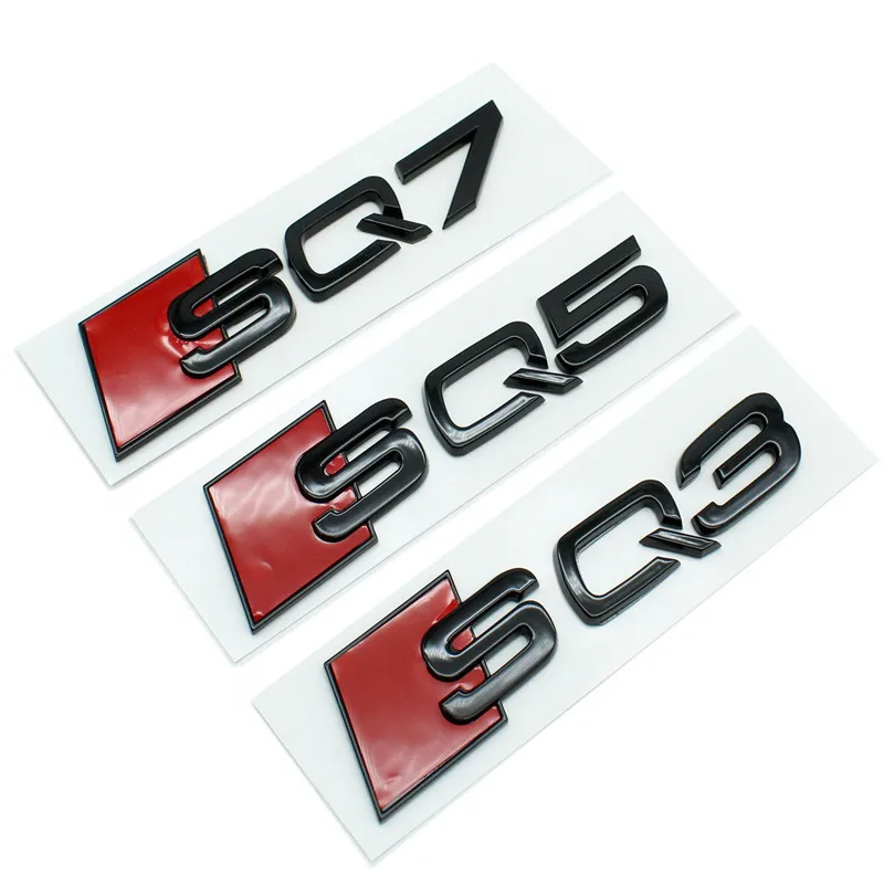 

Metal Car Sticker Badge Emblem for Audi RSQ3 RSQ5 RSQ7 Car Styling Metal Car Stickers Logo Auto Accessories Modified 3D