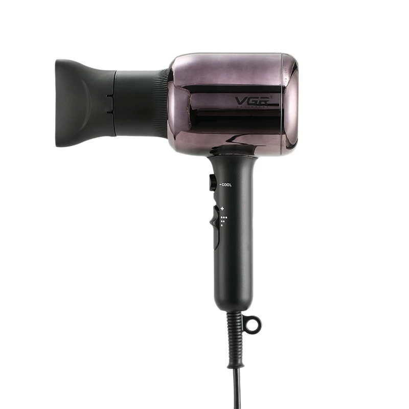 

VGR V-418 Hot And Cold Wind Hair Dryer For Salons Household Use Hair Diffuser For Curly Hair Hairdryer Styling Tools EU Plug