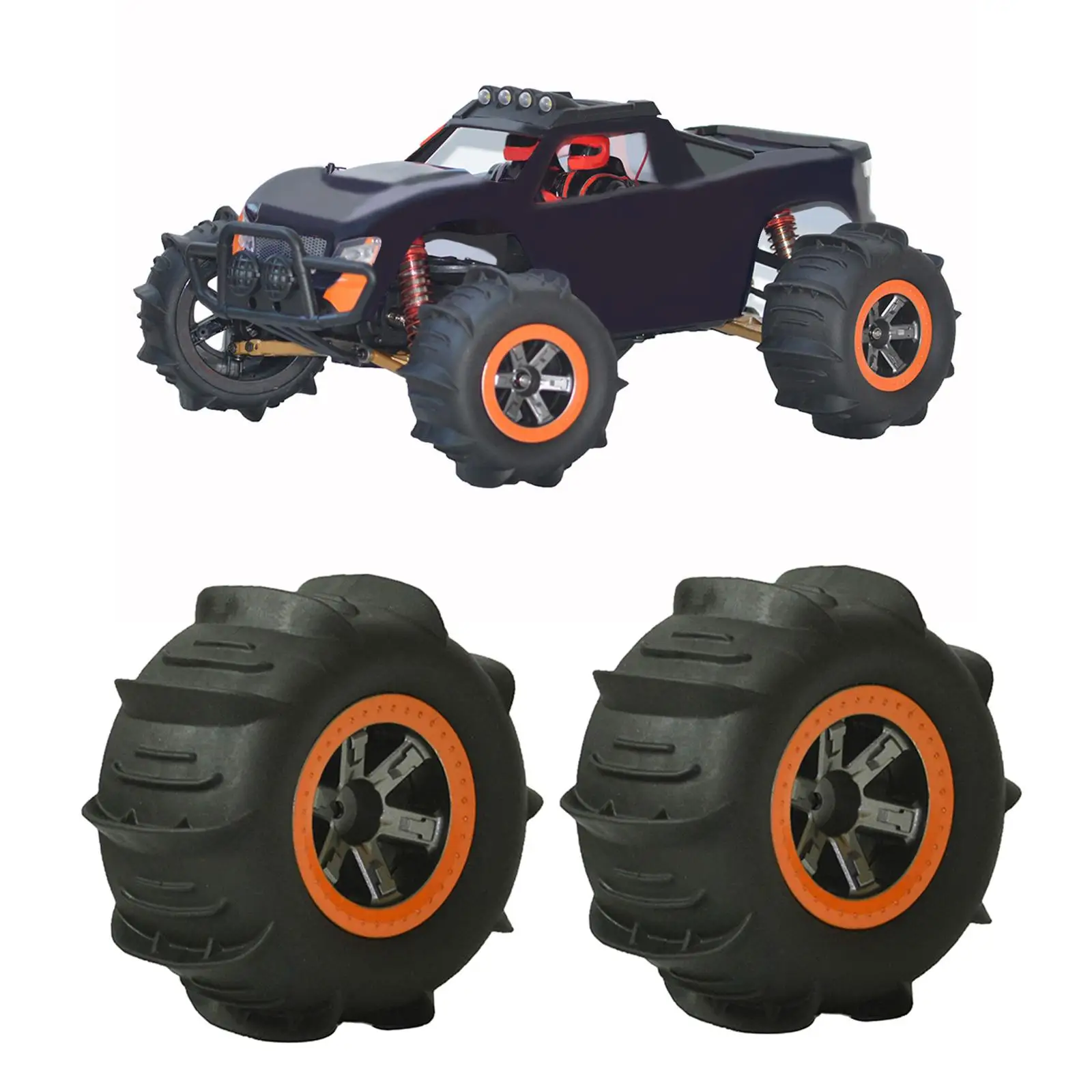 

Universal RC Car Wheel Rims Kit Plastic Sand DIY for RC Car Drifting Crawler