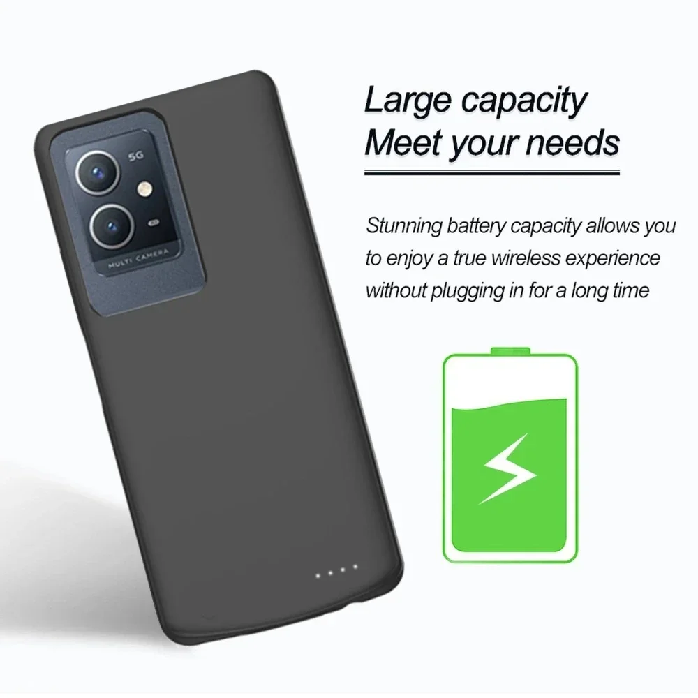 Чехол-зарядное устройство емкостью 6800 мАч для OPPO Realme GT2 GT NEO 2 3 Чехол зарядного