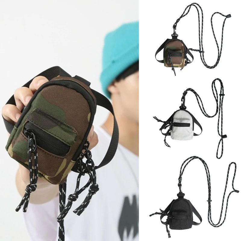 

Новая мини-сумка с подвеской, сумка для хранения ключей, гарнитуры, карт, Мужской Дорожный рюкзак, маленькая нагрудная сумка, дорожная сумка, кошелек для женщин
