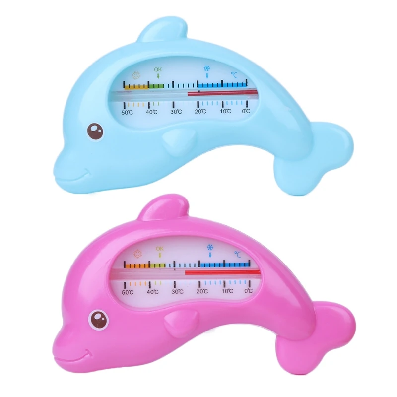 

Dolphin Shape Water Thermometer Temperature Infants Toddler Shower Bath Toy