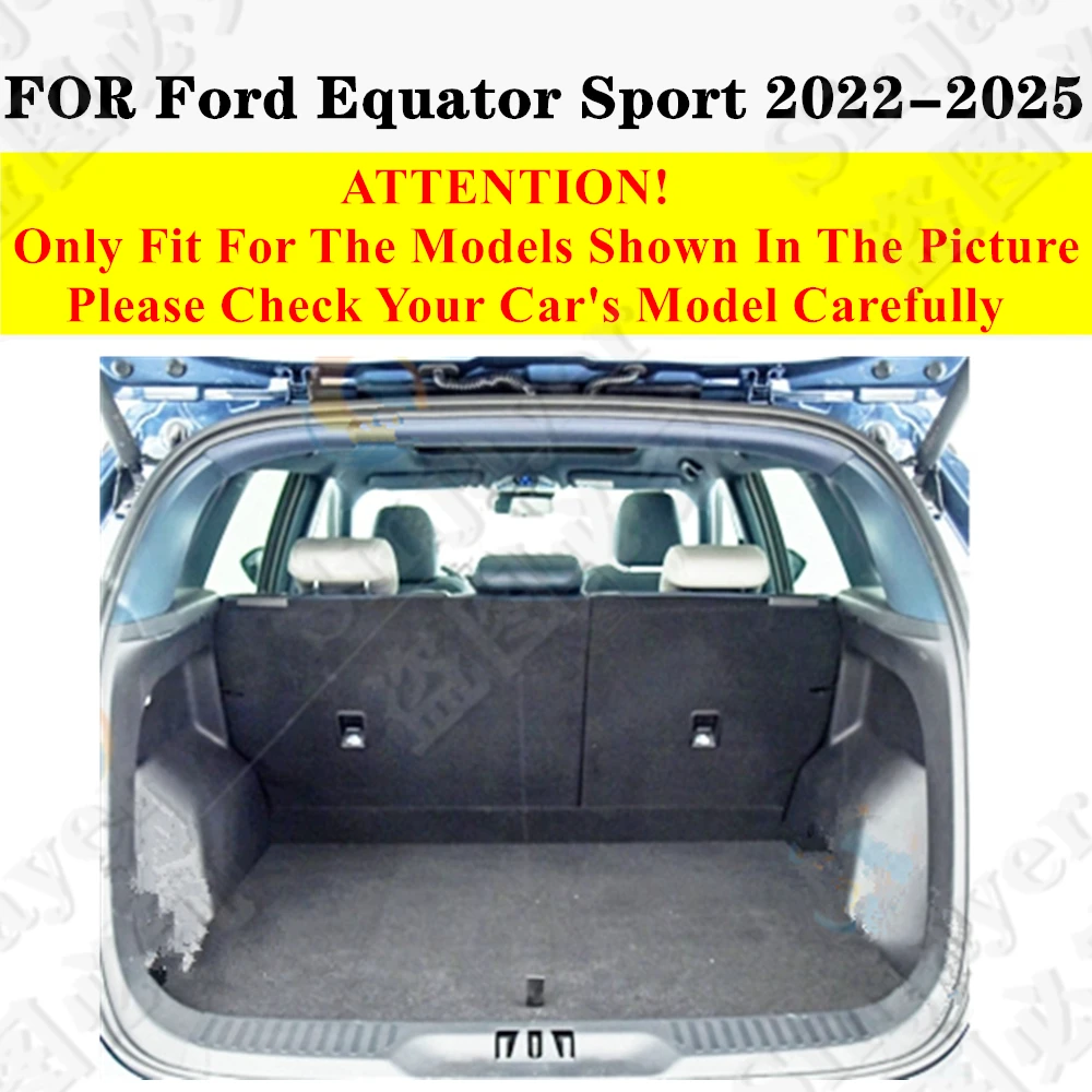 Высокий боковой коврик в багажник автомобиля для Ford Equator Sport 2025 2024 2023 2022 XPE