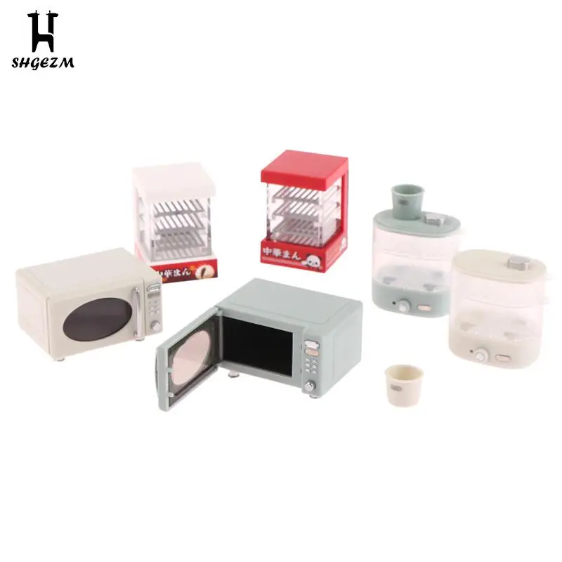

Кукольный домик, магазин для завтрака, искусственная микроволновка, миниатюрная микроволновка, семейная электрическая модель, Декор