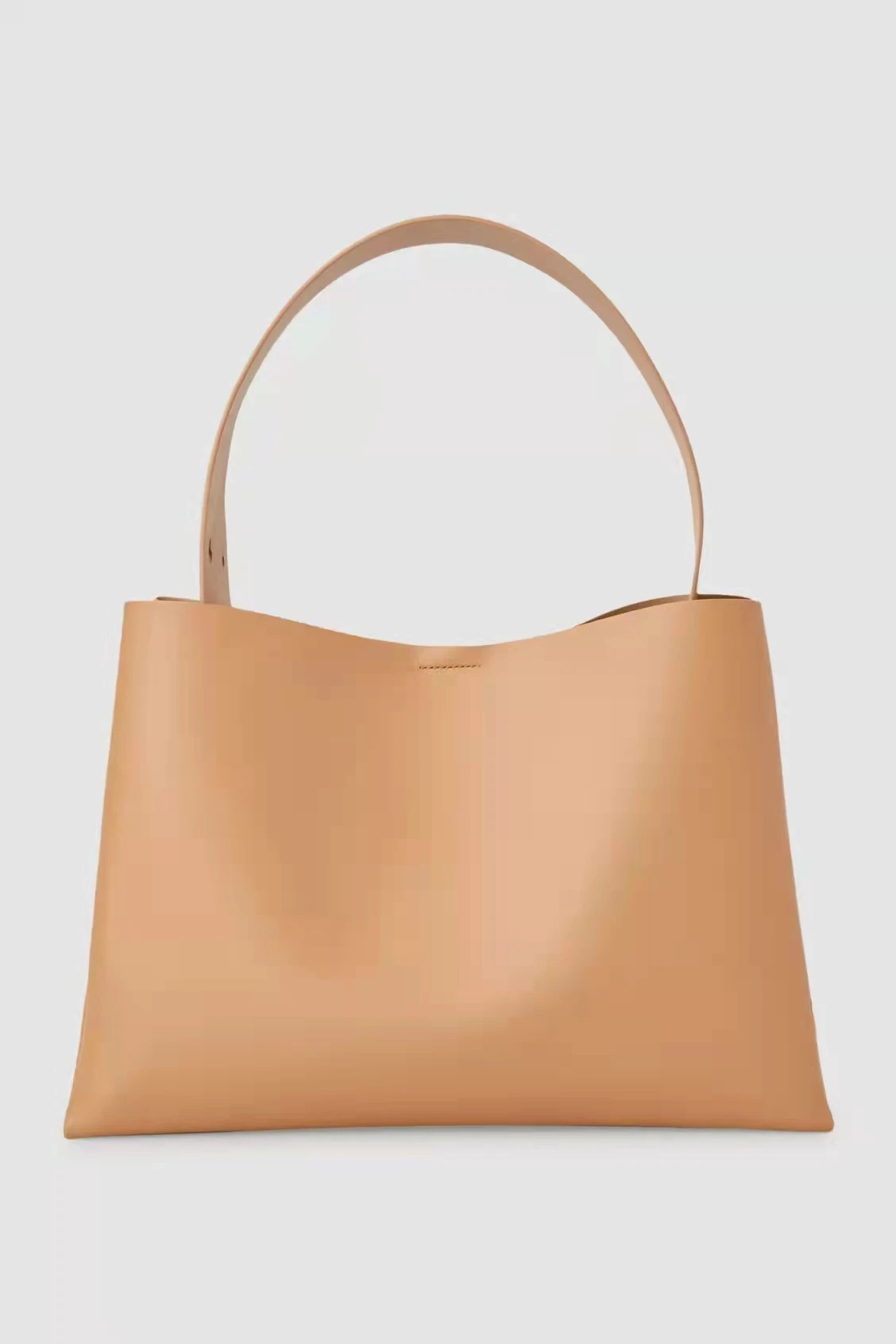 

Small female 2022 new autumn and winter geometric leather tote bag large capacity underarm bag portable female bag