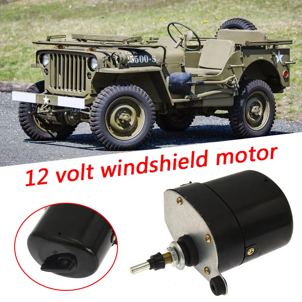 

12V Car Windshield Windscreen Wiper Motor Universal for Jeep Willys Tractor RSM 868 7731000001 01287358 0390506510 Accessories