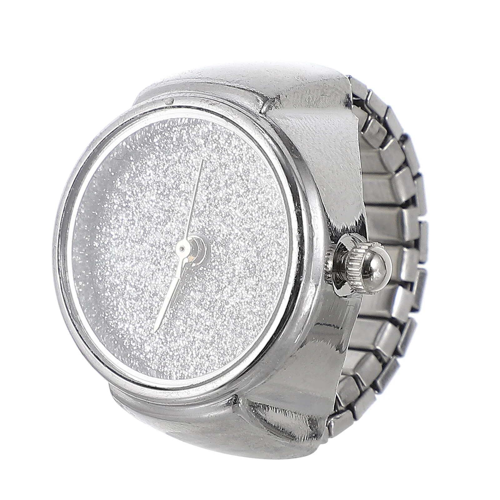 

Ring Watch Vintage Movement Relojes Deportivos Para Hombres Women Minimalist Watches Finger Elastic Clock