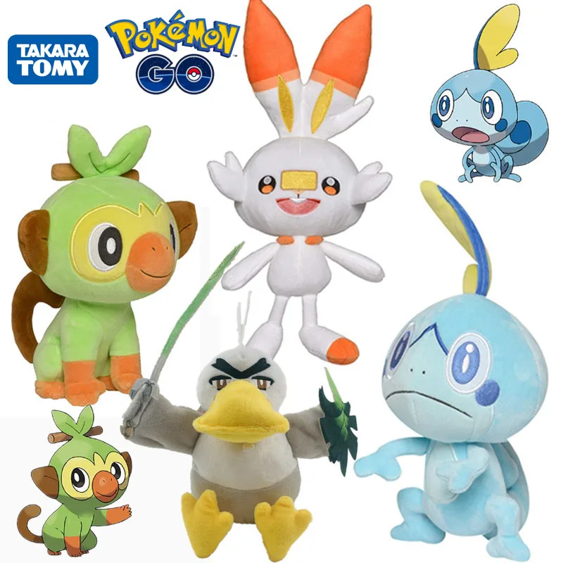 

Pokemon Anime Plush Doll Kawaii Sword Shield Imperial Family Soft Stuffed Model Fluffy Toys Bedroom Ornaments Kids Birthday Gift