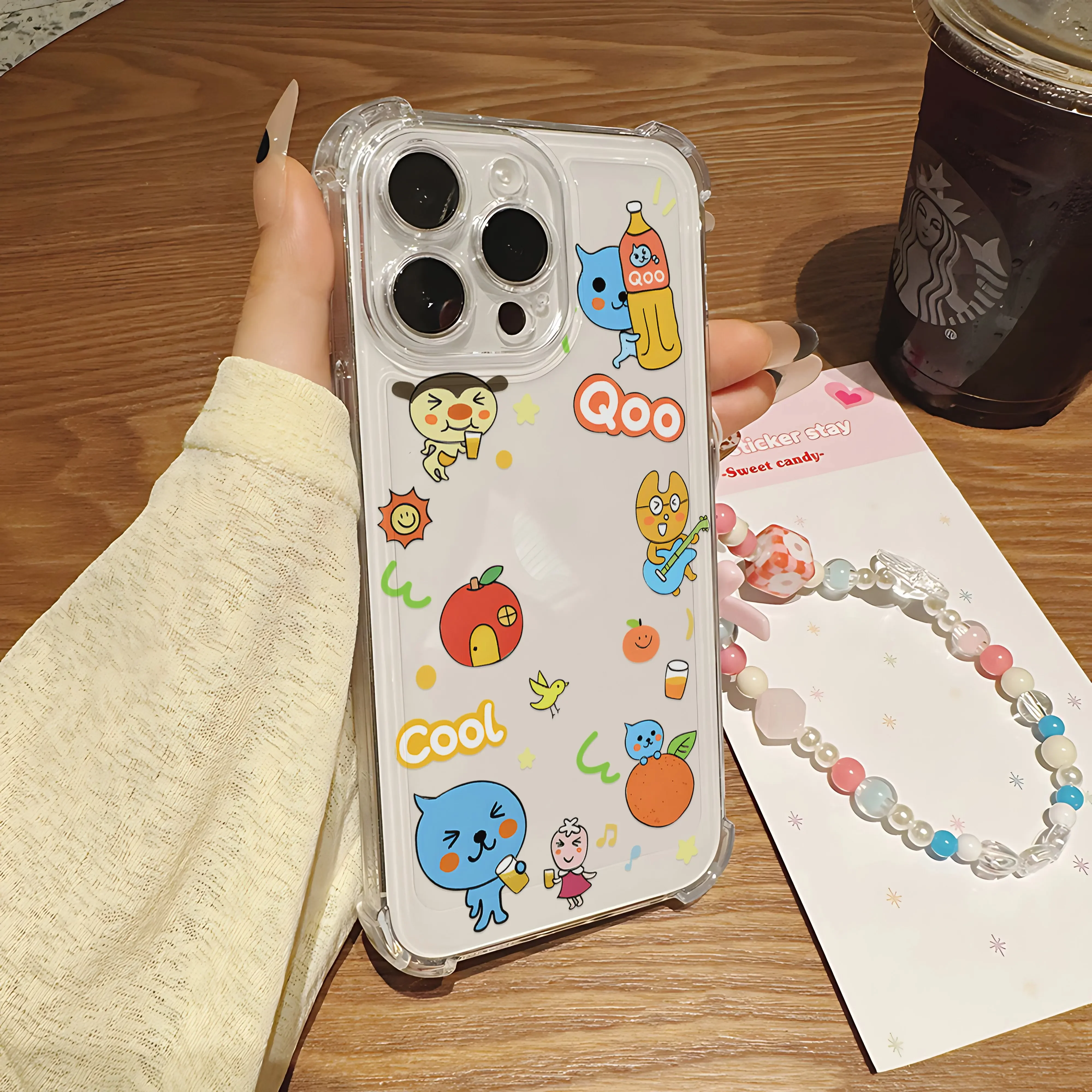 Чехол для телефона с браслетом Cartoon Cute Qoo для Samsung Galaxy S25 S24 S23 S22 S21 S20 Note20 Edge FE Ultra Plus 4G 5G TPU Cover (art.: 3920ce7bf2ed8) - 3920ce7bf2ed8