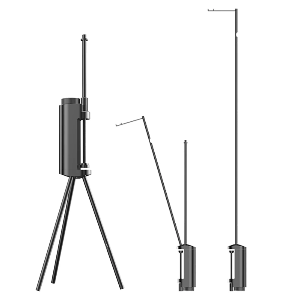 

Hanging Table Shelf Aluminum Alloy Hanger Light Stand Folding Multi-functional Lightweight Picnic BBQ Tool for Fishing Hiking
