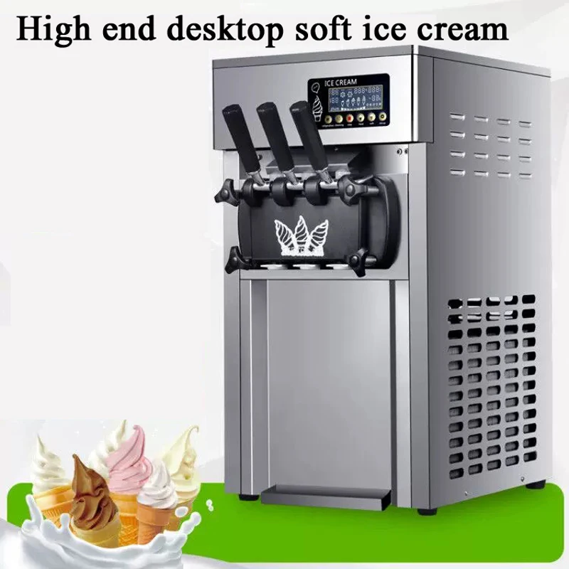 Коммерческая Машина Для Мороженого выход 1000 Вт столешница с одним вкусом