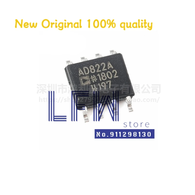 

5pcs/lot AD822ARZ AD822AR AD822A AD822 SOP8 Chipset 100% New&Original In Stock