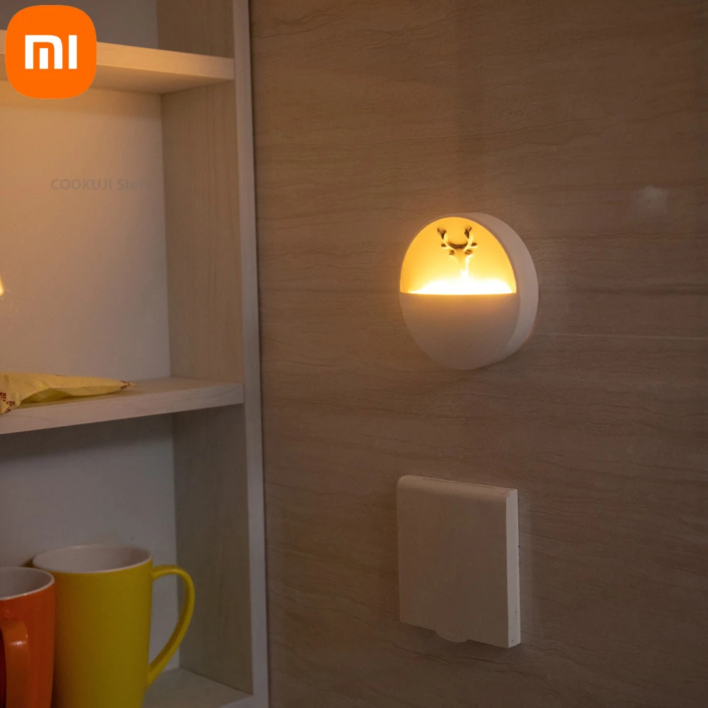 

Ночной светильник Xiaomi с USB-зарядкой, Креативный светодиодный прикроватный светильник для спальни, Снежная гора, освещение для кабинета, кор...