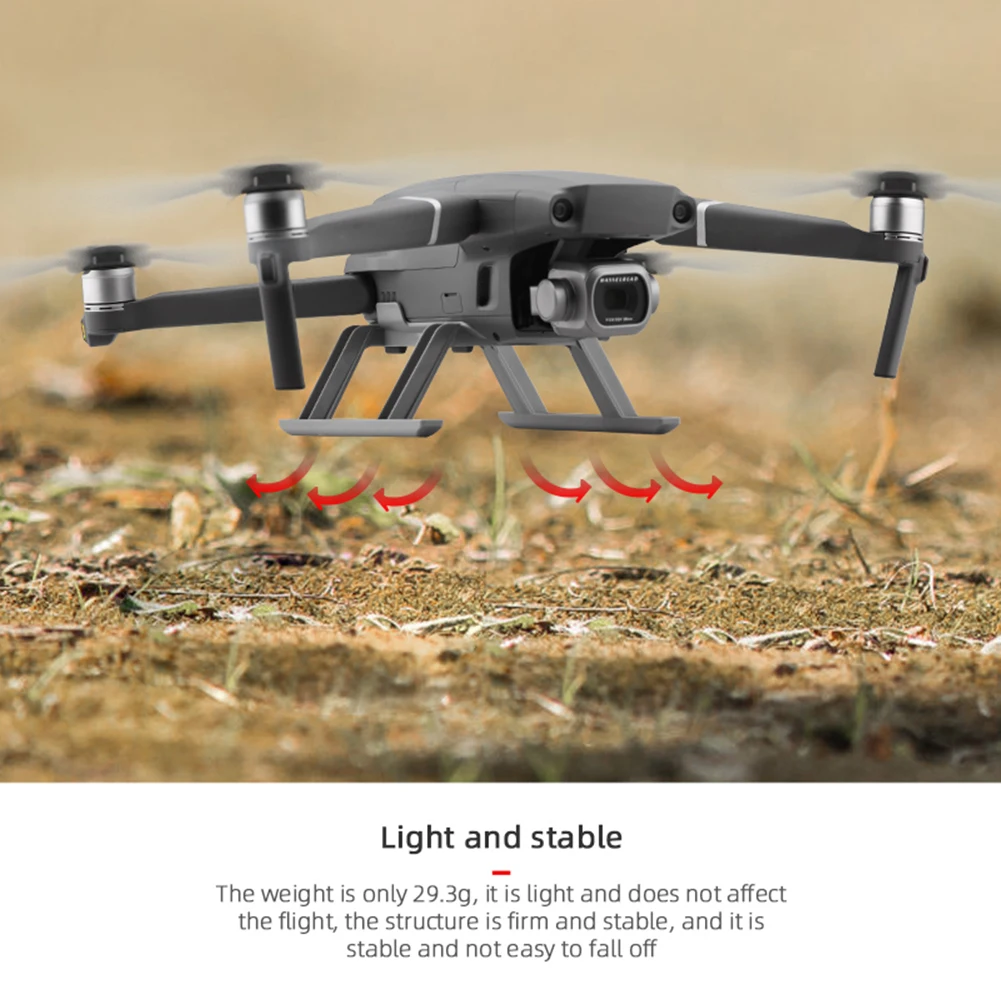 

Drone Landing Gear Playing Eco-friendly Safety Elements for DJI Mavic 2 Height Extender Foot Protector Gimbal Guard