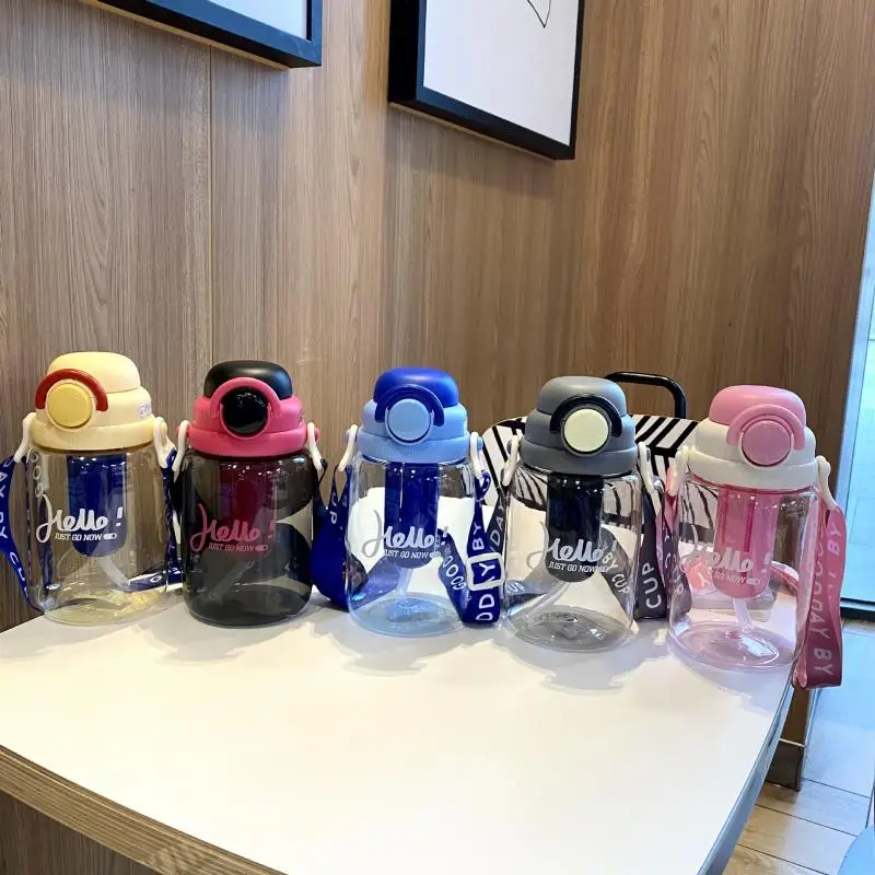 950 мл соломенная бутылка для воды большая емкость пластиковая портативная