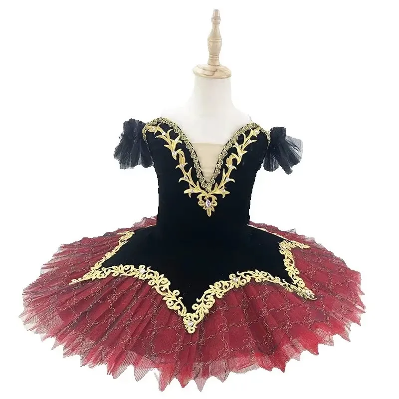 Детская красочная юбка-пачка балерины балетное платье детский костюм Лебединое