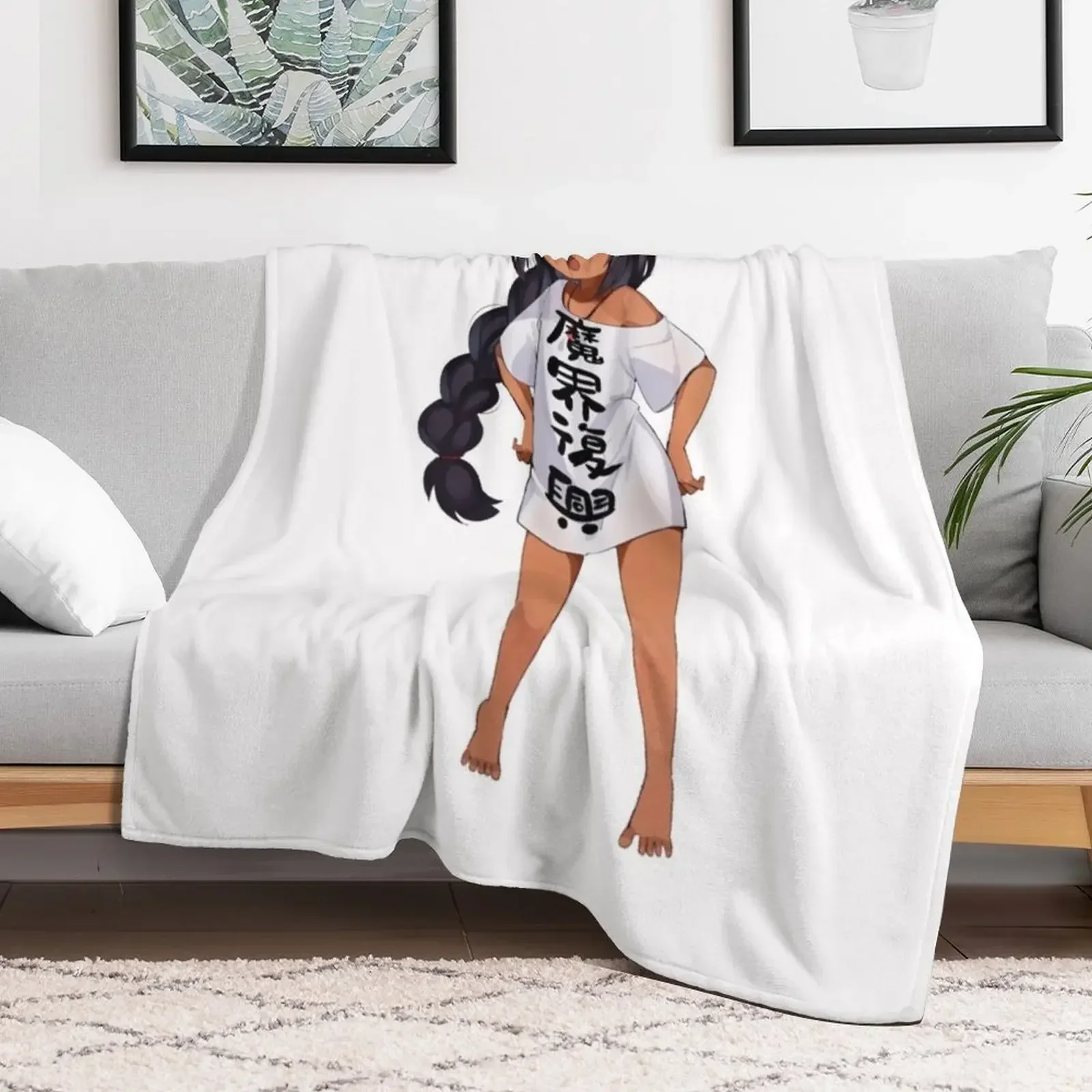 Jahy-sama Fun Design Плед Полярное тяжелое одеяло для сна Nap Кемпинговые одеяла