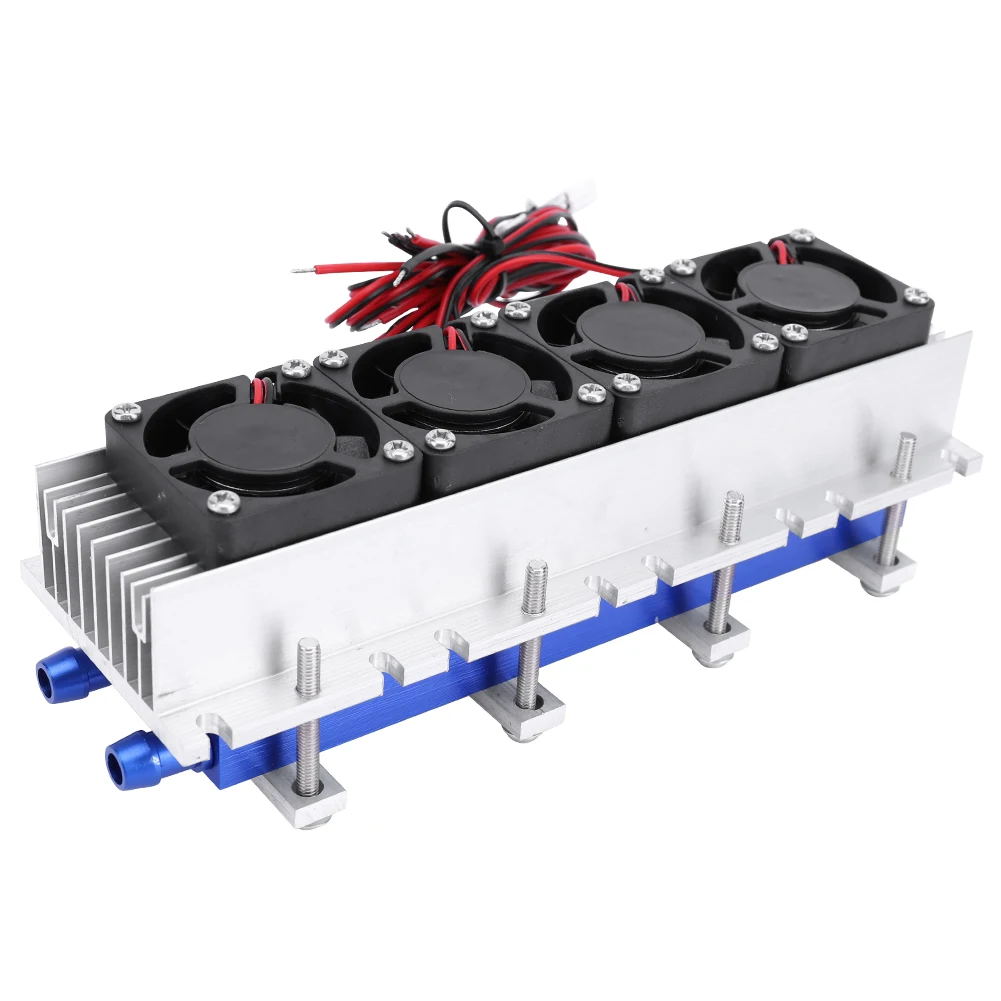 

288W Thermoelectric Air Conditioner Cooling System DC 12V 30A Peltier Refrigeration Cooler Semiconductor Air Conditioning Fan