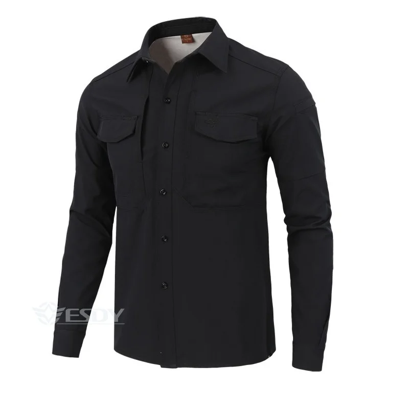 Esdy Outdoor 2022 Cotton Autumn Winter Fleece Warm Tactical Military Jungle Wild Camping Soldier Climb Mountains Shirt Jacket